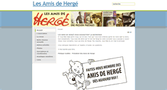 Desktop Screenshot of lesamisdeherge.be